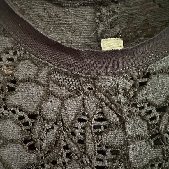 RAQUEL ALLEGRA | Navy Blue Lace Stretch Midi Pencil cocktail Dress | Size Small - Picture 3 of 8